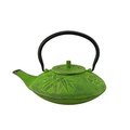 Bakeoff 38 oz Kyusu Cast Iron Tea Pot - Green BA1341141